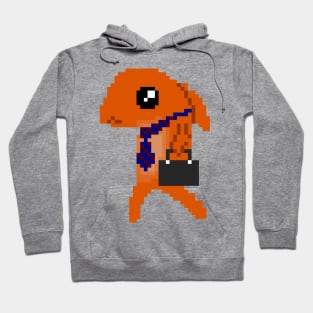 Business Goldfish Pixel Hoodie